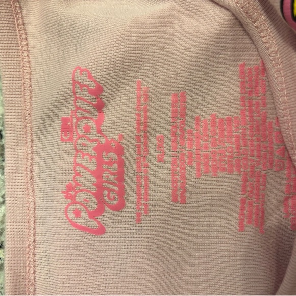 PowerPuff Girls pink graphic cropped heart tee size XL - Picture 9 of 9